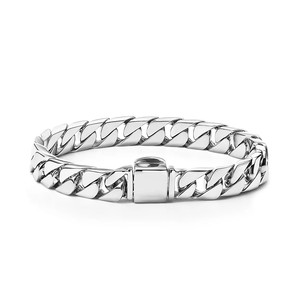Chain Silver Mens Bracelet - Image 2